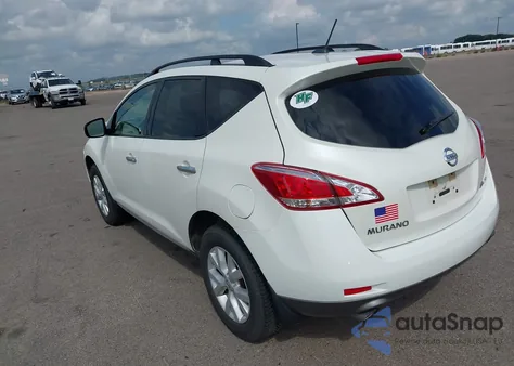 2012 Nissan Murano Sl из США, поврежденный, VIN JN8AZ1MW7CW223978